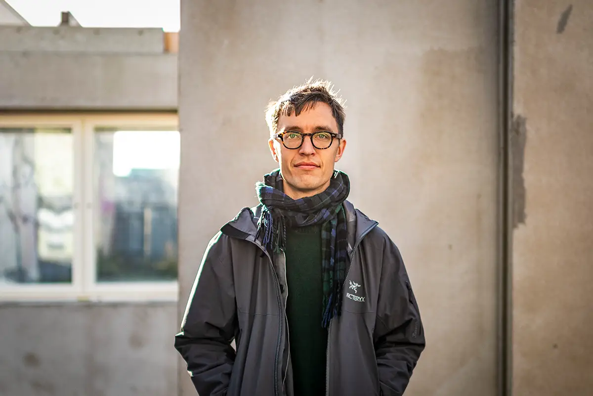 Hector Wall, konsult på Trivector LogiQ. Foto taget av Magnus Bergström